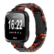INF Združljiv z Fitbit Versa/Versa Lite/Versa 2 smolni pašček - vodoodporen in eleganten Black, (5000090613)