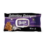 Omax čistilni robčki za hišne ljubljenčke Sivka