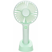 Generic Mini ročni prenosni ventilator, USB ročni osebni ventilatorji z polnilno baterijo, ročni ventilator s podnožjem 2500 mAh baterija 4 načini za domačo pisarno, spalnico in potovanja na prostem, (21125971)