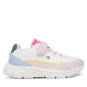 Tommy Hilfiger Superge Low Cut Lace-Up/Velcro Sneaker T1A9-35107-1861 S Pisana