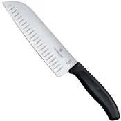 VICTORINOX Japanski kuhinjski nož Santoku crni