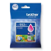 BROTHER LC-552 (LC552M), originalna tinta, purpurna, 550 stranica