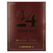 SBS Rum S.B.S 24 DAYS OF RUM The Original Rum Box + 2 kozarca 24x0,02 l