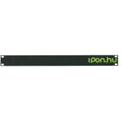 19 Solid Blank Panel 1U crno
