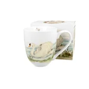 Duo XXL porcelanasta skodelica 1000 ml LABOD - Svet ptic/Živali