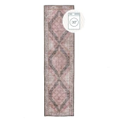 Rožnat pralen tekač 60x230 cm Briony Traditional – Flair Rugs