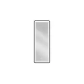 Mexen Coro kopalno ogledalo s svetlobno LED 45 x 120 cm, LED 6000K, proti megli, črn okvir - 9817-045-120-611-70