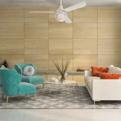 Westinghouse Graham stropni ventilator, bel - Dnevna soba/jedilnica - Sodobni - Les