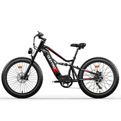 Cleytro CLEYTRO ES7 Fat električno kolo, 48V 18Ah odstranljiva baterija, 26, črna, (5000249681)