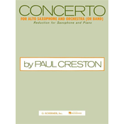 CRESTON:CONCERTO FOR ALTO SAXOPHONE AND PIANO
