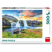 Dino Puzzle Islandski slap 500 kosov