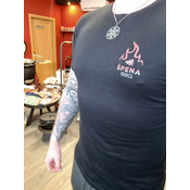 T-shirt ŠpenaBBQ črna - S