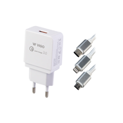 Vigo Komplet polnilec Quick Charge, Micro USB