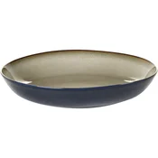 SERAX L Globok krožnik SERAX L 23,5 cm, siva/temno modra