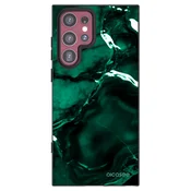 Silikonski črni ovitek za Samsung Galaxy S22 Ultra 5G - Dark emerald
