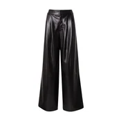 Boss Hlače iz umetnega usnja Tadesa 50518463 Črna Relaxed Fit