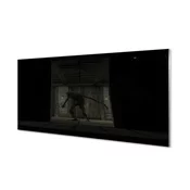 tulup.si Zidna obloga za kuhinju Zombie temno stavbe 140x70 cm