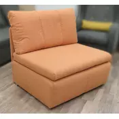 Otroški fotelj z ležiščem Rito - rumen