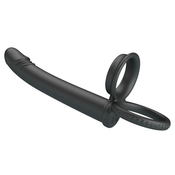 Pretty Love Emoni Penis Ring & Prostate Massager Black