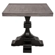 Casa Padrino Country Style Bar Table Black/Dark Brown A� 78 x H. 110 cm - Round Bar Table in Country Style