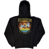 Led Zeppelin USA Tour 75 Black M Kapuco