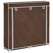Vidaxl omara za čevlje iz blaga s prevleko 115 x 28 x 110 cm