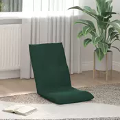 vidaXL Tlorisni stol Temno zelena 46 x 50 x 61 cm Žamet