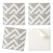 shumee Komplet samolepilnih ploščic z geometrijskim vzorcem 9x30x30 cm