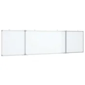 Vidaxl Magnetna tabla zložljiva 160x40x1,7 cm aluminij