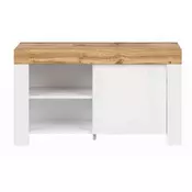 Carryhome GARDEROBNA OMARA bela, hrast wotan