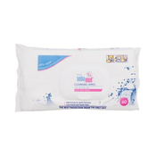 SebaMed Baby Cleansing Wipes With 99% Water vlažne maramice bez mirisa 60 kom