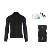 ASSOS božični pomlad jesenski božični paket, moški, gams krem, ovratna rutka, spodnja majica (II (L-XL))