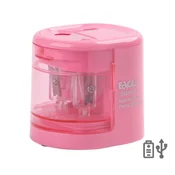 Električni strgalnik EAGLE EG-5161 USB, dve luknji - roza