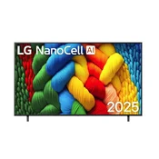 LG TV 43NANO80A3B 43 4K UHD 60Hz NANO SMART TV WEB OS
