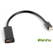 Lanberg Adapter Mini DisplayPort v HDMI Lanberg AD-0005-BK Črna 20 cm