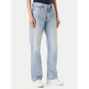 Calvin Klein Jeans Jeans hlače Signature 90s LV147C700G Modra Straight Fit