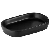 Samostojna posoda za milo NERO, črna - Črna - 134x20x87 mm - Aqualine - NERO - 24 - Keramika - Posoda za milo - Krožni - 134 - 20 - 87 - 14