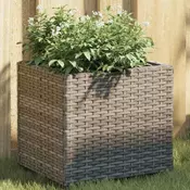 Vrtna sadilica siva 36 x 30 x 32 cm od poliratana