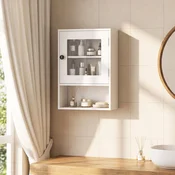 Costway Kopalniška omarica 35x18x51 cm bela