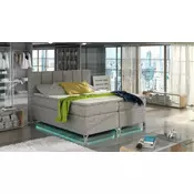Boxspring postelja Basilio LED - 140x200 cm