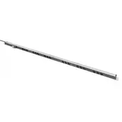 18 way outlet strip - 42U in length vertical dual circuit, aluminum, 2x 16 A, circuit breaker
