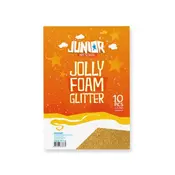 Jolly glitter foam, eva pena sa šljokicama, narandžasta, A4, 10K ( 134126 )