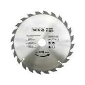 KROŽNI ŽAGNI LIST YATO WIDIA 250x30mm 24-ZOB YT-6070