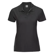 Ultimate Russell Womens Black Polo Shirt