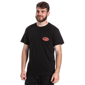 Majica Meatfly Ride Till Death oranžno-črna razprodaj razprodaja