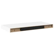Vidaxl Stenska polica bela 50x23,5x3,8 cm MDF