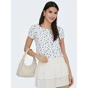 ONLY Bluza Bera 15368588 Bela Regular Fit