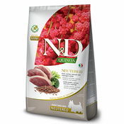 Farmina N&D dog QUINOA (GF) adult mini, neutered, duck, broccoli & asparagus 7 kg
