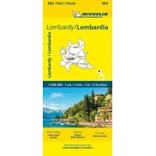 Lombardia - Michelin Local Map 353