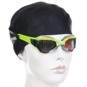 Mad wave razor rainbow goggles black/green